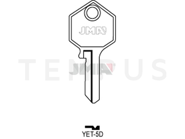 YET-5D Cilindričan ključ (Silca YT3R / Errebi YE7R) 14141