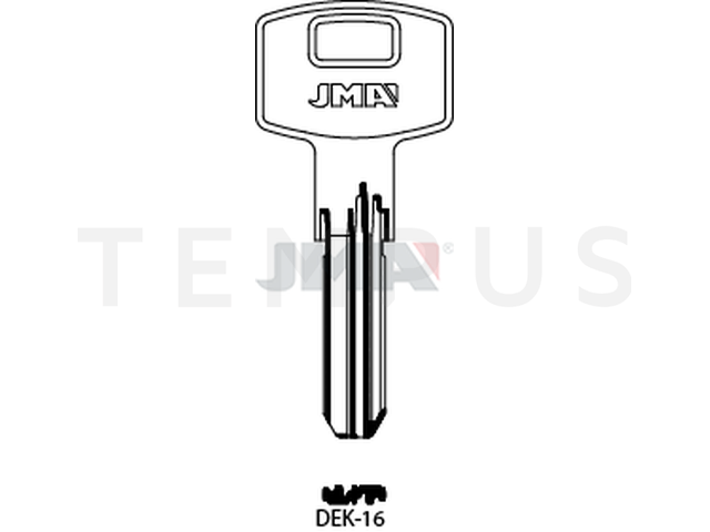 DEK-16 Specijalan ključ (Silca AX12 / Errebi MAU4) 12833