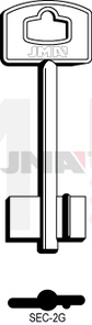 JMA SEC-2G Kasa ključ (Silca 5SCM10 / Errebi 1SEM9)