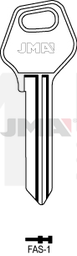 JMA FAS-1 Cilindričan ključ (Silca FM7 / Errebi FB4)