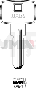 JMA KAE-1 Specijalan ključ (Silca KLE1 / Errebi KAL3)