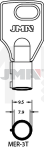 JMA MER-3T Cilindričan ključ (Silca MER26T / Errebi MR26T)