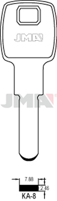 JMA KA-8 Specijalan ključ (Silca KA7 / Errebi KB2N)