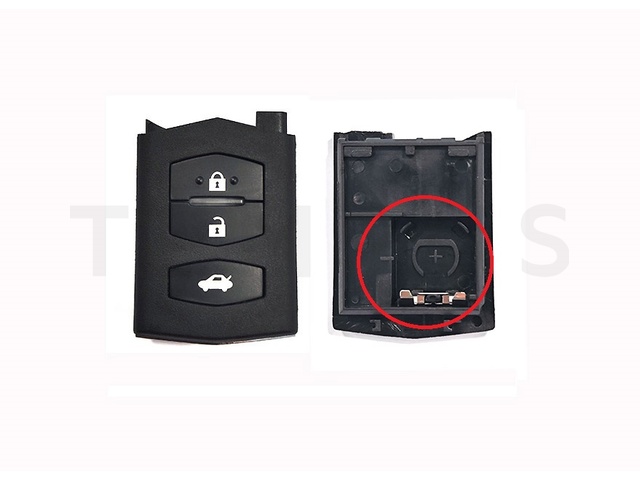 TS MAZDA 10 - Mazda školjka 3 tastera - pozicija baterije 2 20924