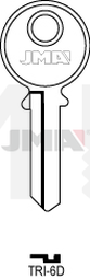 JMA TRI-6D Cilindričan ključ (Silca TL7 / Errebi TR4R)