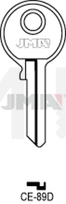 JMA CE-89D Cilindričan ključ (Silca CE11 / Errebi CE1R)