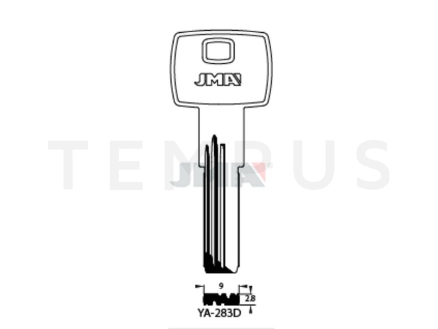 YA-283D Specijalan ključ (Silca YA95R / Errebi YI24) 21479