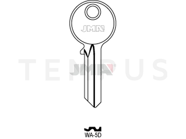 WA-5D Cilindričan ključ (Silca WA1 / Errebi W5D) 14072