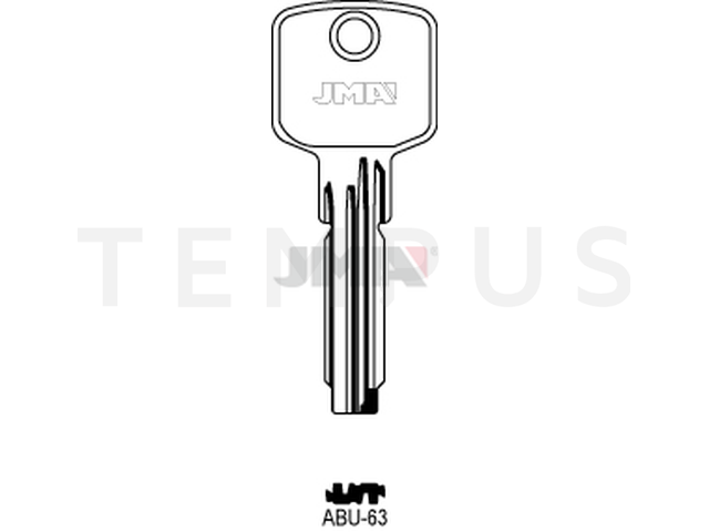 ABU-63 Specijalan ključ (Silca AB77 / Errebi AU84) 12492