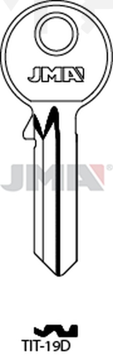 JMA TIT-19D Cilindričan ključ (Silca TN2 / Errebi TT5D)