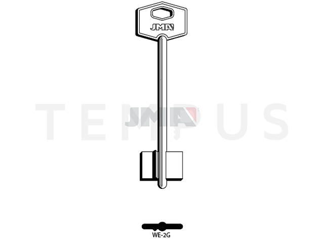 WE-2G Kasa ključ (Silca W / Errebi 2WK1) 15879