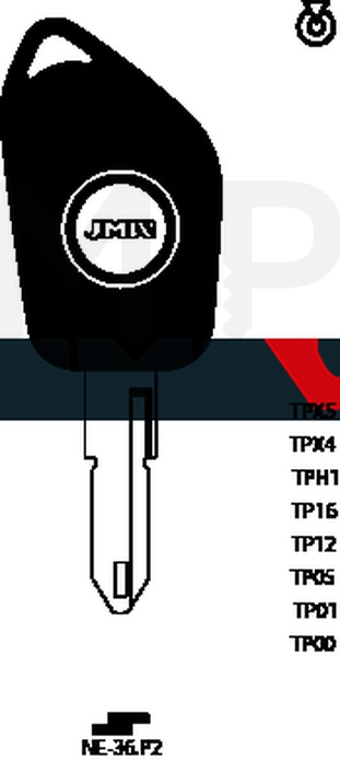 JMA TP00NE-36.P2 (Silca NE72AT0 / Errebi T00NE72PA)