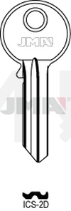 JMA ICS-2D Cilindričan ključ (Silca ICS5 / Errebi ICS5D)
