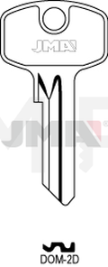 JMA DOM-2D Cilindričan ključ (Silca DM14 / Errebi DM5DN)