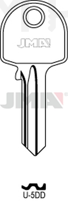 JMA U-5DD Cilindričan ključ (Silca UL050L / Errebi U5DY)