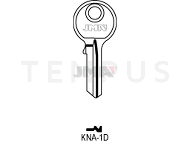 KNA-1D Cilindričan ključ (Silca KNA2 / Errebi KNA2) 13332