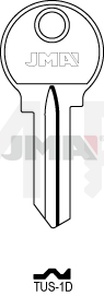 JMA TUS-1D Cilindričan ključ (Silca TU1 / Errebi TSN1D)