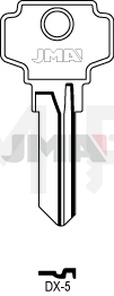 JMA DX-5 Cilindričan ključ (Silca DX1R / Errebi D5S)