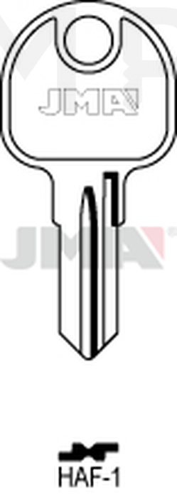 JMA HAF-1 Cilindričan ključ (Silca HF74 / Errebi HAF1)