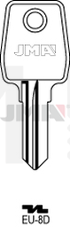 JMA EU-8D Cilindričan ključ (Silca EU13R / Errebi EL9R)