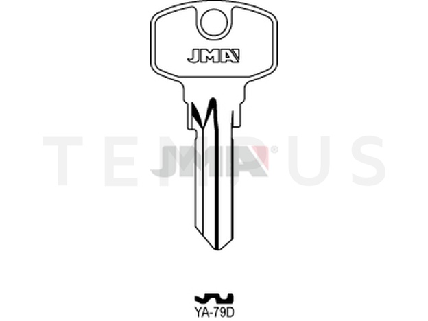 Jma YA-79D Cilindričan ključ (Silca YA89 / Errebi YI5DM) 14110