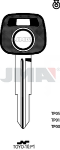 JMA TP00TOYO-10.P1 (Silca TOY42AT0 / Errebi T00TY42PA)