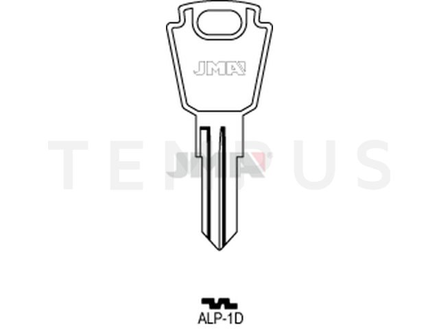 ALP-1D Cilindričan ključ (SILCA ALP4R) 12531