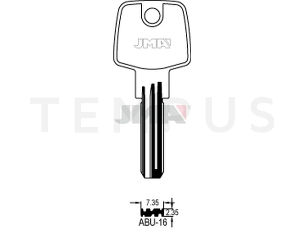 ABU-16 Specijalan ključ (Silca AB40 / Errebi AU50)