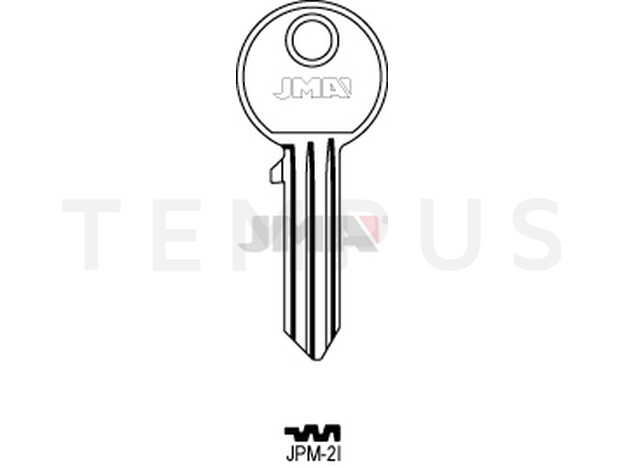 JPM-2I Cilindričan ključ (Silca JM2R / Errebi AU42)