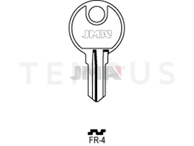 FR-4 Cilindričan ključ (Silca FRT7 / Errebi FRT2)