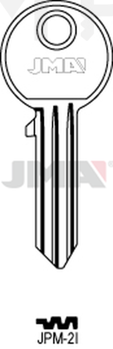 JMA JPM-2I Cilindričan ključ (Silca JM2R / Errebi AU42)