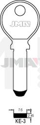 JMA KE-3 kl.ks2 Specijalan ključ (Silca KE3 / Errebi KC2)