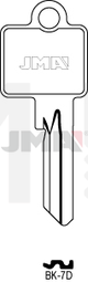 JMA BK-7D Cilindričan ključ (Silca BK15 / Errebi KSC5DN)