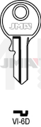 JMA VI-6D Cilindričan ključ (Silca VI089 / Errebi V3PS)