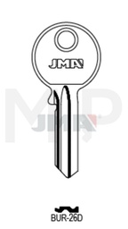 JMA BUR-26D Cilindričan ključ (Silca BUR18, BUR73 / Errebi BG16)