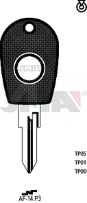 JMA TP00AF-14.P3 (Silca GT16T0 / Errebi T00SP28PB)