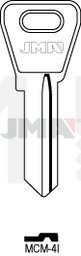 JMA MCM-4I Cilindričan ključ (Silca MC2R / Errebi MD5D)