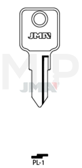 JMA PL-1 Cilindričan ključ