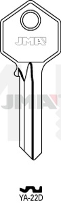 JMA YA-22D Cilindričan ključ (Silca YA31 / Errebi YI6D)
