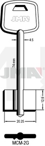 JMA MCM-2G Kasa ključ (Silca 5MC1 / Errebi 1MD2)
