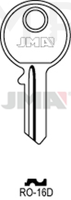 JMA RO-16D Cilindričan ključ (Silca RO21 / Errebi R12)