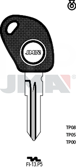 JMA TP00FI-13.P5 (Silca GT15RBT0 / Errebi T00GB14RP)