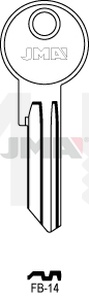 JMA FB-14 Cilindričan ključ (Silca FB16RX / Errebi F24RL)