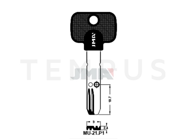 MU-21.P1 Specijalan ključ (Silca MTK18RP) 20179
