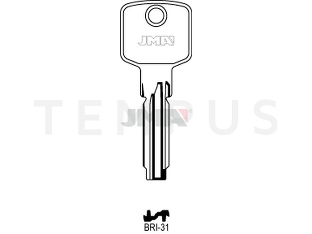 BRI-31 Specijalan ključ (Silca BD40 / Errebi BD26) 12628
