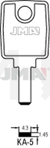 JMA KA-5 Specijalan ključ (Silca KA8 / Errebi KB7)