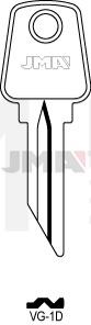 JMA VG-1D Cilindričan ključ (Silca VLG1 / Errebi VLG1D)
