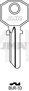 JMA BUR-1D Cilindričan ključ (Silca BUR1 / Errebi BG7)