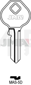 JMA MAS-5D Cilindričan ključ (Silca MS5R, MS13R / Errebi M13R)