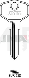 JMA BUR-23D Cilindričan ključ (Silca BUR34R / Errebi BG46R)